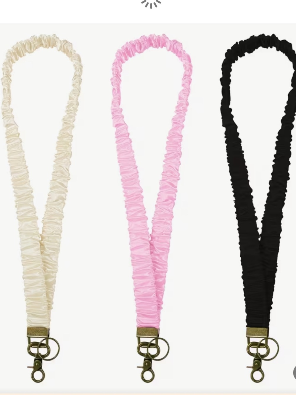 Teacher Scrunchie Lanyard - Set of 3 NWT